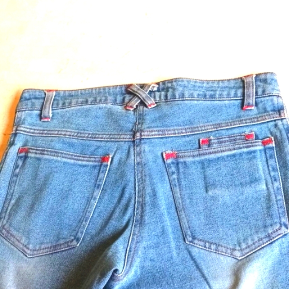 Vintage (store-Cache) Jeans with floral beaded design,...size 0..."NEW" VINTAGE - Picture 9 of 15